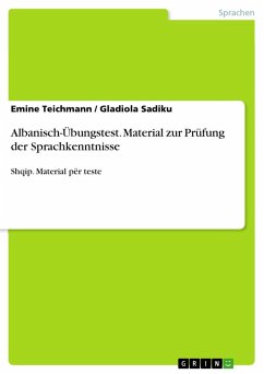 Albanisch-Übungstest. Material zur Prüfung der Sprachkenntnisse - Sadiku, Gladiola;Teichmann, Emine