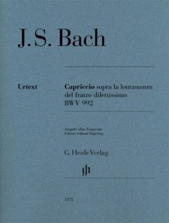Capriccio sopra la lontananza del fratro dilettissimo BWV 992, Klavier zu zwei Händen - Johann Sebastian Bach - Capriccio sopra la lontananza del fratello dilettissimo B-dur BWV 992.