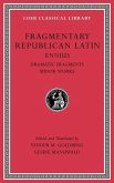 Fragmentary Republican Latin, Volume II