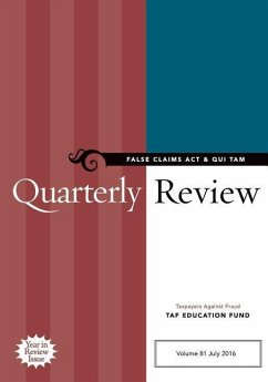 False Claims Act & Qui Tam Quarterly Review - Taf Education Fund, Taxpayers Against Fr