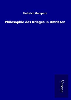 Cover Philosophie des Krieges in Umrissen