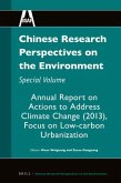 Chinese Research Perspectives on the Environment, Special Volume: Annual Report on Actions to Address Climate Change (2013), Focus on Low-Carbon Urban