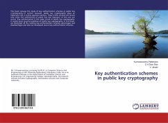 Key authentication schemes in public key cryptography