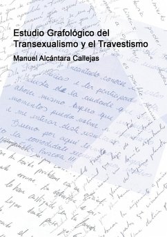 Cover Estudio Grafológico del Transexualismo y el Travestismo