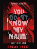 YOU DON'T KNOW MY NAME Chapter Sampler (eBook, ePUB)