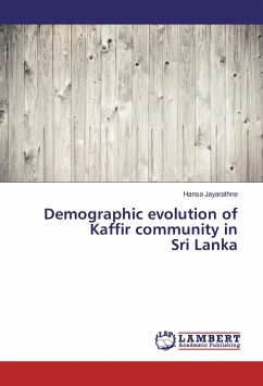 Demographic evolution of Kaffir community in Sri Lanka