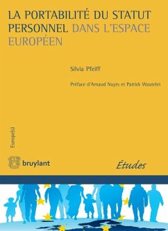 Cover La portabilité du statut personnel dans l'espace européen (eBook, ePUB)