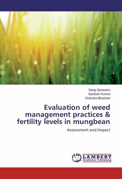 Evaluation of weed management practices & fertility levels in mungbean