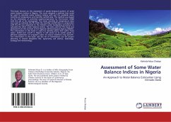 Assessment of Some Water Balance Indices in Nigeria