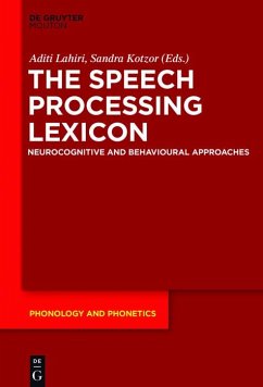 Cover The Speech Processing Lexicon (eBook, PDF)