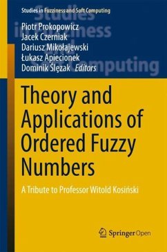 Theory and Applications of Ordered Fuzzy Numbers