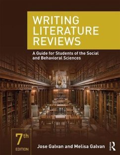 Writing Literature Reviews - Galvan, Jose L. (Professor Emeritus, California State University, Lo; Galvan, Melisa C. (California State University, Northridge, USA)