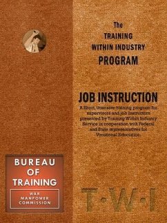 Cover Training Within Industry: Job Instruction