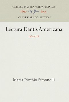 Lectura Dantis Americana - Simonelli, Maria Picchio