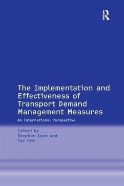 The Implementation and Effectiveness of Transport Demand Management Measures - Rye, Tom