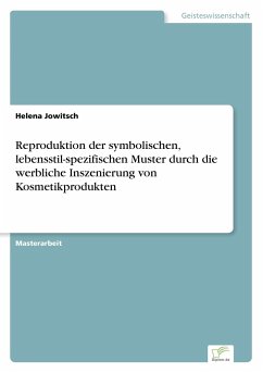 Reproduktion der symbolischen, lebensstil-spezifischen Muster durch die werbliche Inszenierung von Kosmetikprodukten - Jowitsch, Helena