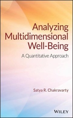 Analyzing Multidimensional Well-Being - Chakravarty, Satya R.
