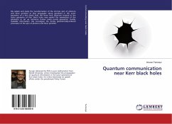 Cover Quantum communication near Kerr black holes
