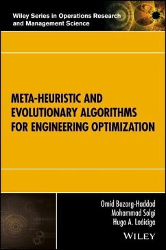 Meta-Heuristic and Evolutionary Algorithms for Engineering Optimization - Bozorg-Haddad, Omid;Solgi, Mohammad;Loáiciga, Hugo A.