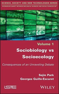 Sociobiology Vs Socioecology - Park, Sejin; Guille-Escuret, Georges