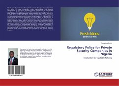 Regulatory Policy for Private Security Companies in Nigeria - Suchi, Plangshak