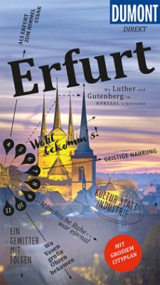 DuMont direkt Reiseführer Erfurt: Mit großem Cityplan