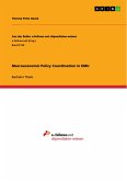 Macroeconomic Policy Coordination in EMU