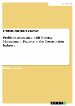 Problems Associated with Material Management. Practice in the Construction Industry (eBook, PDF)