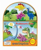 Dino-Freunde, Spielbuch + 4 Spielfiguren + ausklappbare Spielmatte