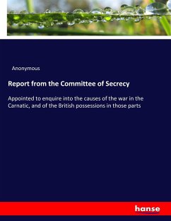 Report from the Committee of Secrecy