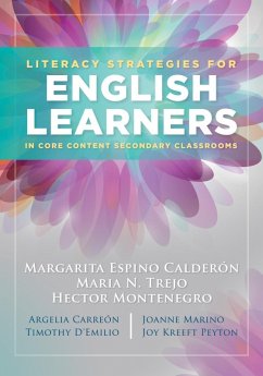 Literacy Strategies for English Learners in Core Content Secondary Classrooms (eBook, ePUB) - Calderon, Maria Espino; Trejo, Maria N.