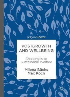 Postgrowth and Wellbeing - Büchs, Milena;Koch, Max