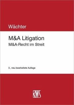 M&A Litigation (eBook, ePUB) - Wächter, Gerhard W.