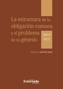 Cover La estructura de la obligación romana y el problema de su génesis (eBook, ePUB)