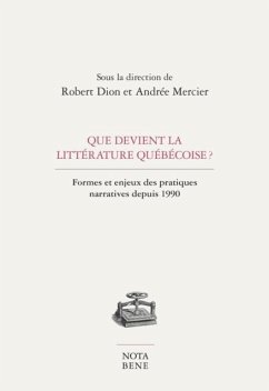 Cover Que devient la litterature quebecoise ? (eBook, PDF)