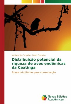 Distribuição potencial da riqueza de aves endêmicas da Caatinga - de Carvalho, Mariana;Cordeiro, Paulo