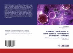 PAMAM Dendrimers as nano carriers for effective delivery of Isoniazid