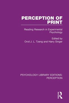 Perception of Print (eBook, ePUB)