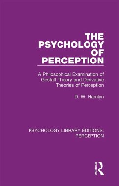 The Psychology of Perception (eBook, PDF) - Hamlyn, D. W.