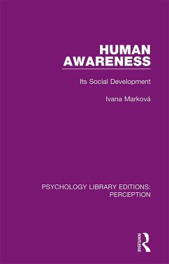 Human Awareness (eBook, ePUB) - Marková, Ivana