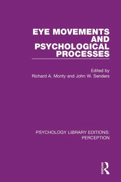 Cover Eye Movements and Psychological Processes (eBook, PDF)