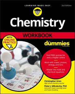Chemistry Workbook For Dummies with Online Practice (eBook, ePUB) - Hren, Chris; Mikulecky, Peter J.