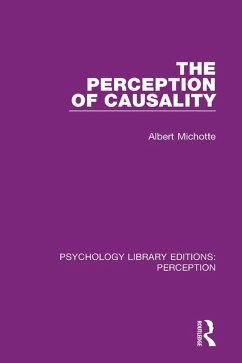 Cover The Perception of Causality (eBook, PDF)