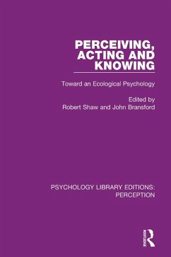 Perceiving, Acting and Knowing (eBook, ePUB)