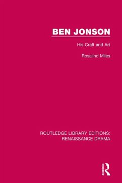 Ben Jonson (eBook, ePUB) - Miles, Rosalind