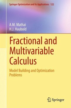 Fractional and Multivariable Calculus - Mathai, A. M.;Haubold, H. J.