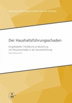 Der Haushaltsführungsschaden - Schulz-Borck, Hermann;Günther, Hans-Joachim