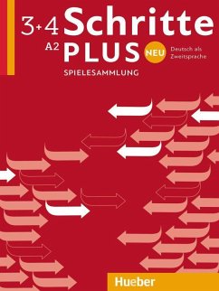 Schritte plus Neu 3+4 A2 Deutsch als Zweitsprache. Spielesammlung - Klepsch, Cornelia