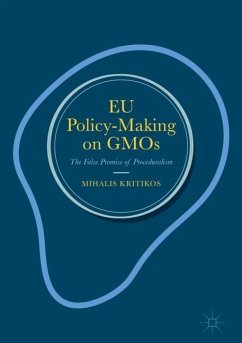EU Policy-Making on GMOs - Kritikos, Mihalis