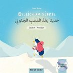 Neulich am Südpol. Kinderbuch Deutsch-Arabisch mit Audio-CD